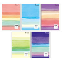 【アウトレット】【Goエシカル】訳あり 日本ノート Tree’s プラスメモリ セミB5 30枚 B罫 5冊パックノート UTRB02X5 1束