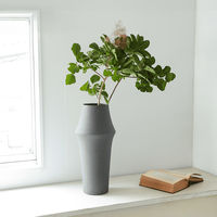 Clay(クレイ) 陶器製花瓶 フラワーベース 190-078-801 1個（直送品）