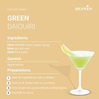 業務用 割り材 モナン グリーンアップル・シロップ 700ml 1本 MONIN 割材 ドリンクベース フレーバーシロップ