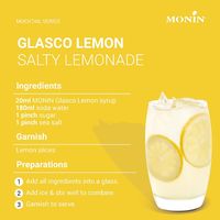 業務用 割り材 モナン レモン・シロップ 700ml 3本 MONIN 割材 ドリンクベース フレーバーシロップ