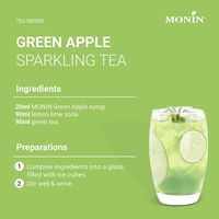 業務用 割り材 モナン グリーンアップル・シロップ 700ml 3本 MONIN 割材 ドリンクベース フレーバーシロップ