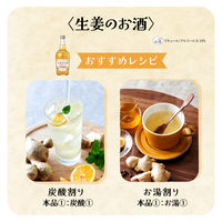 養命酒製造 生姜のお酒 蜂蜜仕立て 700ml 1本 リキュール