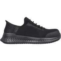SKECHERS(スケッチャーズ) TILIDO-FLETCHIT ワークシューズ 作業靴 先芯 防滑 25.0 BLK 200206W（直送品）