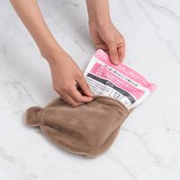 繰り返し使えるジェル湯たんぽ くま 1個 ライフオンプロダクツ