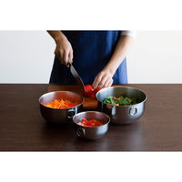 下村企販 フタ付きボール 14cm ママクック ステンレス 日本製 391544 1個（直送品）