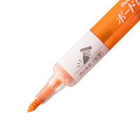 ぺんてる ホワイトボードマーカー ノックル ボードにフィット中字 橙 XEMWL5SBFF 1セット(5本)