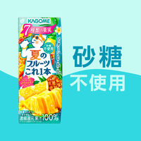 カゴメ 夏のフルーツこれ一本 パイン＆シトラスレモンブレンド 200ml 1箱（24本入）
