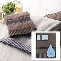 【ギフト包装】サンライジング　ホットマン　1秒タオル　フェイスタオル　210043024　1セット(2個)（直送品）