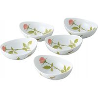 【ギフト包装】香蘭社　ノーブルローズ　小鉢5客揃　210125063　1個（直送品）