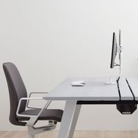 コクヨ 27000 ルーポ モニターアーム Lタイプ 幅220×奥行215×高さ585mm ブラック AMA-LP12-E6A1-E 1台（直送品）