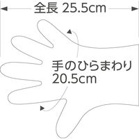 【使いきりポリエチレン手袋】 ショーワグローブ きれいな手つかいきり手袋（ポリエチレン TPE） 黒 M 1箱（100枚入）
