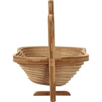 不二貿易 リンゴバスケットM CK-15(28681) 幅270×奥行230×高さ300mm 23659 1個（直送品）