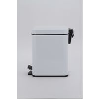 不二貿易 ペディボヌール ダストボックス5L ホワイト 72791 1個