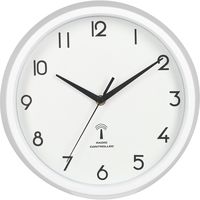 不二貿易 電波掛時計 カペラ Φ27cm WH(27268) 99275 1個