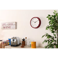 不二貿易 電波掛時計 カペラ Φ27cm RD(27266) 99288 1個