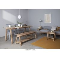 【軒先渡し】関家具 newLDK SL ベンチ 幅1200mm オーク 337449 1台（直送品）