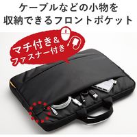 パソコンケース PCバッグ ハンドル付 前面ポケット 11.6inch ブラック BM-IBH11RBK エレコム 1個（直送品）