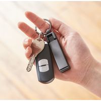 スマホスタンド コンパクト バックハンガー機能 キーリング マットブラック P-DSCMPBHBK エレコム 1個