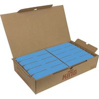 キングコーポレーション 長形4号 70g ライトブルー 020415 1000枚入×2箱（直送品）