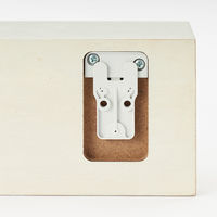 無印良品 壁に付けられる家具棚 オーク材突板 ライトグレー44cm 良品計画 壁掛け 小物置き 木製 耐荷重3kg ピン金具