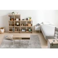 アイリスオーヤマ ウッドオープンシェルフ 幅690×奥行265×高さ758mm ライトナチュラル