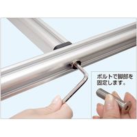 常磐精工 フロアバリウススタンドI型 アクリルタイプ A3縦縦 FVAIAC-A3TT 1台（直送品）