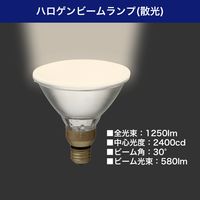 朝日電器 ハロゲンビームランプ散光90W EBRF110V90W 1個