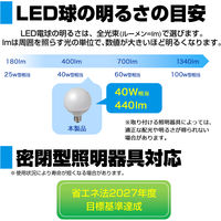朝日電器 LED電球 ボール形G95 LDG4D-G-G2101 1個