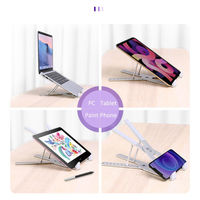 ノートPCスタンド コンパクトサイズ 11～17インチ対応 ノートパソコンスタンド VV-STAND-S-B ブラック 1個 Vodaview