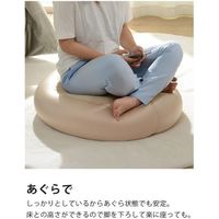 セルタン ベーグル ビーズクッション 620×620mm テクノブルー A958-650/572BL 1台（直送品）