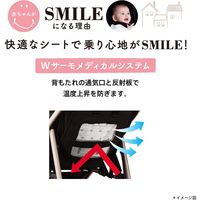 Aprica（アップリカ） スムーヴ プレミアム AC ブラックトライアングル　ＢＫ 3輪タイプベビーカー　バギー（直送品）