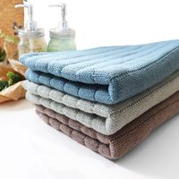 オカトー バスマット 45×60cm 吸水 抗菌 防臭 ブラウン 4905016008377 1個（直送品）