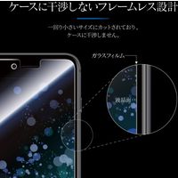 MSソリューションズ iPhone SE (第2世代) ガラスフィルム ブルーライトカット LP-I9FGB 1個