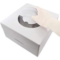 貝印 KHS ケーキボックス(15cm) ホワイト #000DL6341 1箱