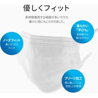 MSソリューションズ 不織布マスク ふつうサイズ 50枚入り PL-FM03WH50EF 2箱（直送品）