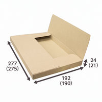 ザップ タトウ式(ヤッコ型)メール便ケース ネコポス B5サイズ 7552 1箱(50枚入)（直送品）