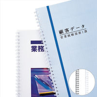 カール事務器 ダブルループリング 6mm ホワイト TW-6-W 1袋(10本入)