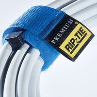 RIP-TIE(リップタイ) リップロックケーブルラップ 25.4mmX241.3mm 青 RLH-095-010-BU 1袋(10本)