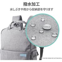 カメラバッグ リュック オフトコ off toco 2way 撥水加工 14インチPC収納 グレー DGB-S043GY エレコム 1個