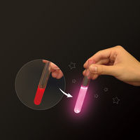 ルミカ ふしぎな実験キット 化学のヒカリ水(ブルー・ピンクアソート) E29948 1箱(144個入)（直送品）