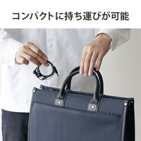 ヘッドセット マイク付イヤホン 両耳 カナル型 USB接続 ミュートスイッチ付 HS-EP17UBK 1個 エレコム（直送品）