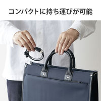 ヘッドセット マイク付イヤホン 両耳 セミオープン型 USB接続 ミュートスイッチ付 HS-EP19UBK 1個 エレコム（直送品）