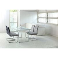 【軒先渡し】あずま工芸 TOCOM オペラ チェア グレー TDC-9945 1脚（直送品）