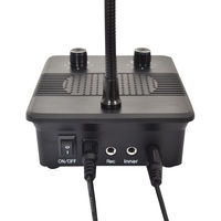 マイク＆スピーカーシステム 双方向通信 「窓口業務マイク＆スピーカー」 S-CMS21B 1台 サンコー