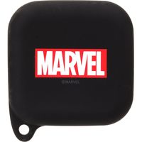 PGA Bluetooth(R) 4.1搭載 ワイヤレスステレオイヤホン シリコンポーチ付き [MARVELロゴ/ブラック］（直送品）