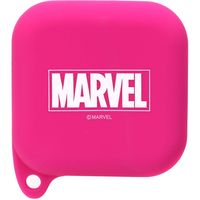 Bluetooth(R) 4.1搭載 ワイヤレス ステレオ イヤホン シリコンポーチ付き[MARVELロゴ/ピンク] PG-BTE1SD06MVL