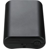 PGA Type-C＆micro USBタフケーブル付き モバイルバッテリー6700mAh ブラック PG-LBJ67A02BK 1個（直送品）