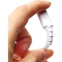 PGA 充電/通信 やわらかケーブル USB-C to Lightning 1.2m ホワイト PG-YWLC12WH 1本（直送品）