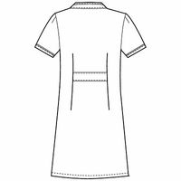 フォーク ワンピース ホワイトXグレー M 3015EW-5 1枚