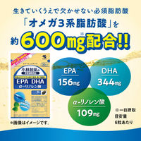 EPA DHA α‐リノレン酸  約30日分(180粒入り)【小林製薬の栄養補助食品】×2袋　サプリメント